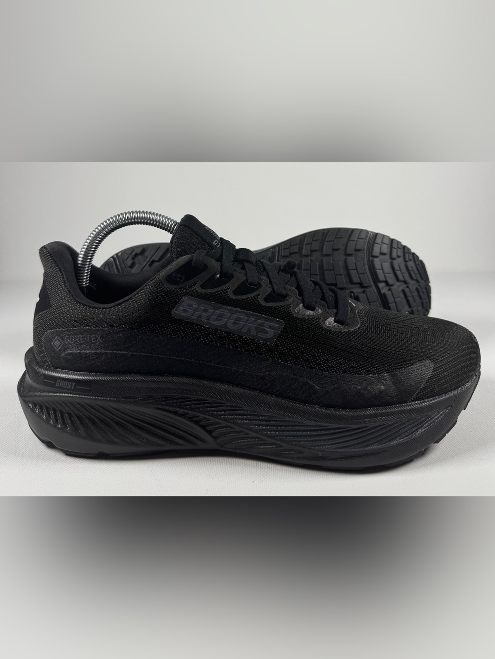 Brooks Ghost 17 GTX Womens Running Shoes Trainers US 9.5B Black New Gore-Tex